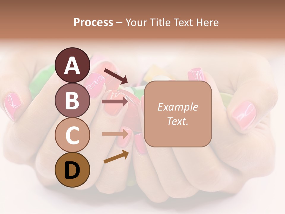 Female Nails PowerPoint Template