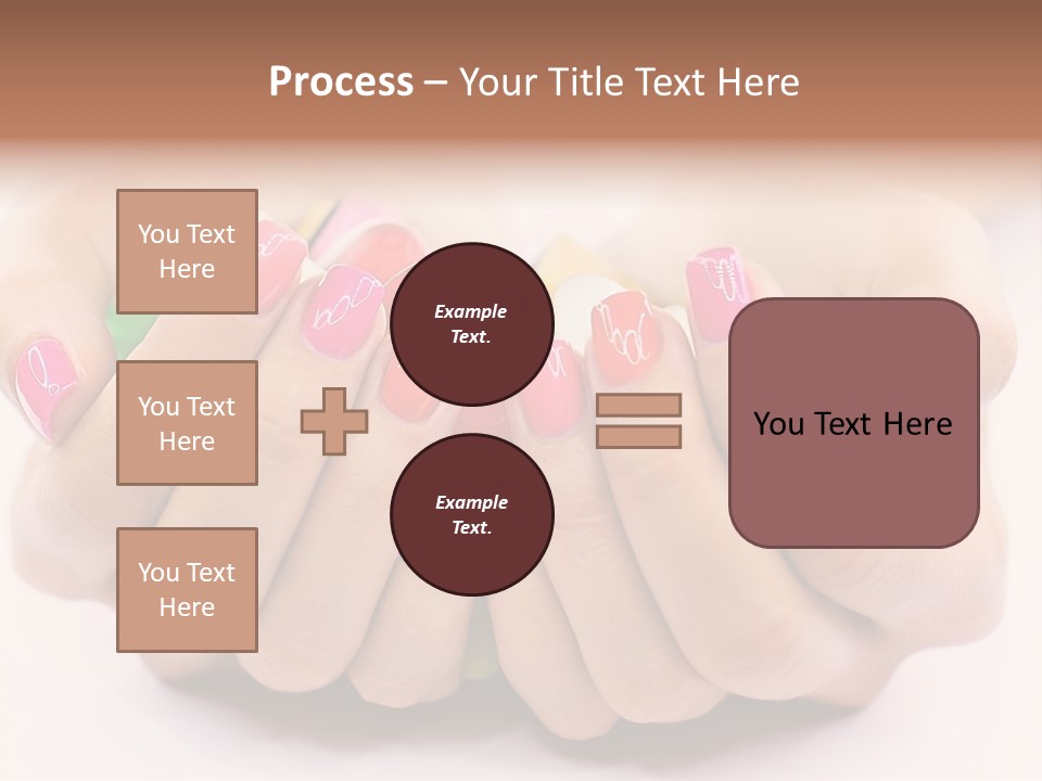 Female Nails PowerPoint Template