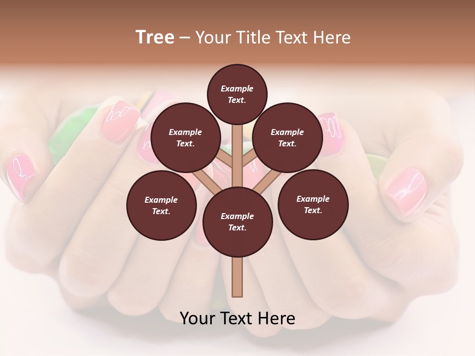 Female Nails PowerPoint Template
