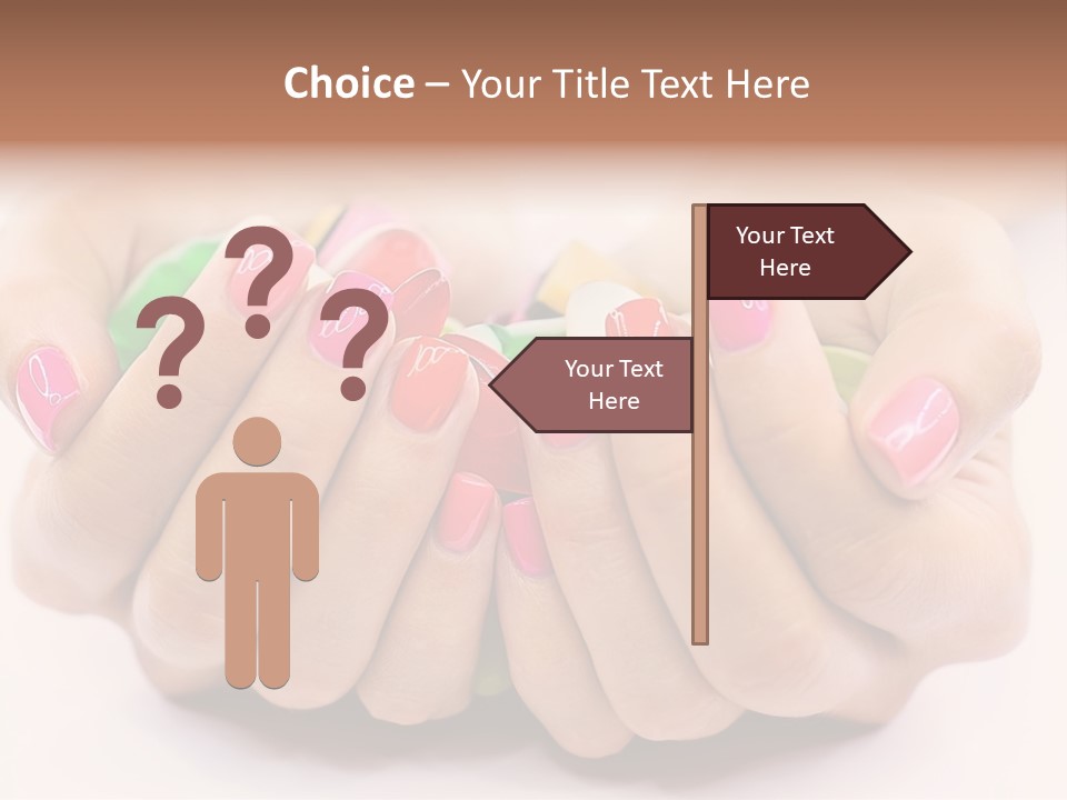 Female Nails PowerPoint Template