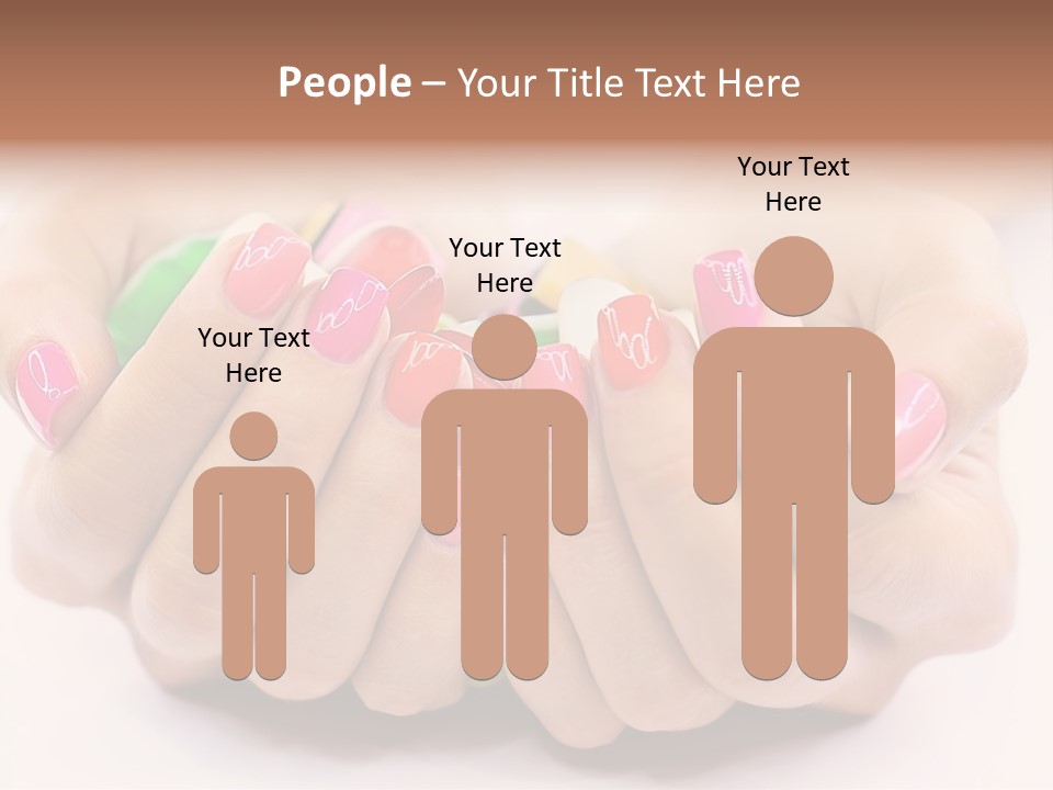 Female Nails PowerPoint Template