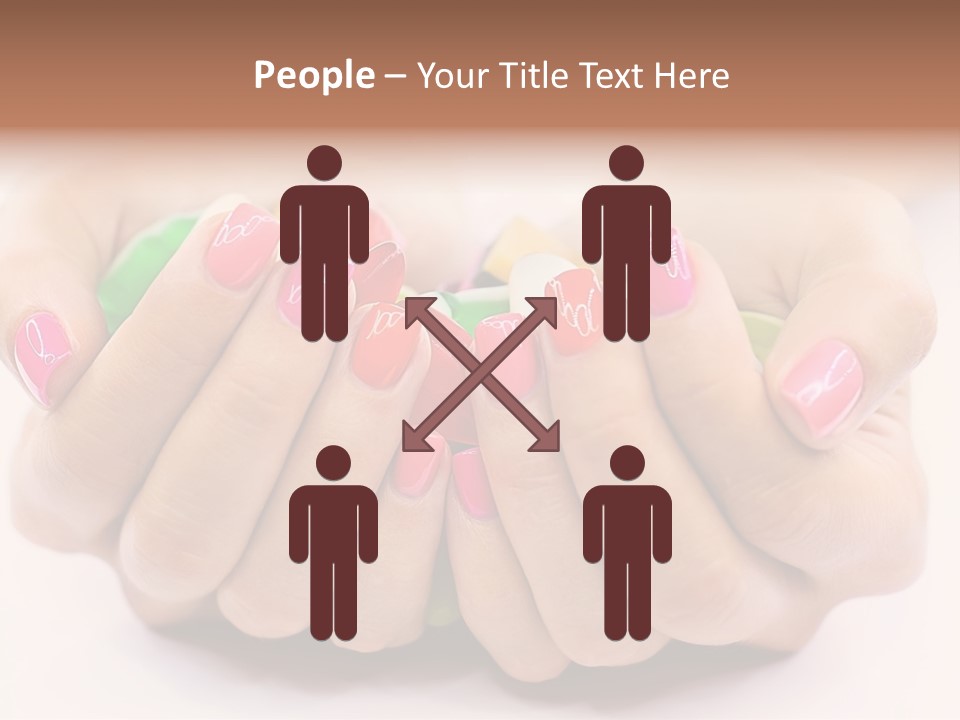 Female Nails PowerPoint Template