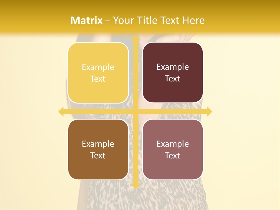 Girl With Hat PowerPoint Template