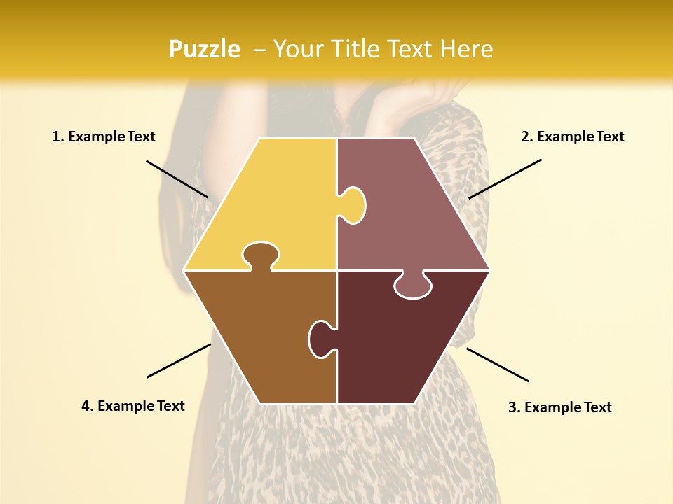 Girl With Hat PowerPoint Template