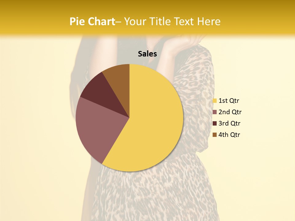 Girl With Hat PowerPoint Template