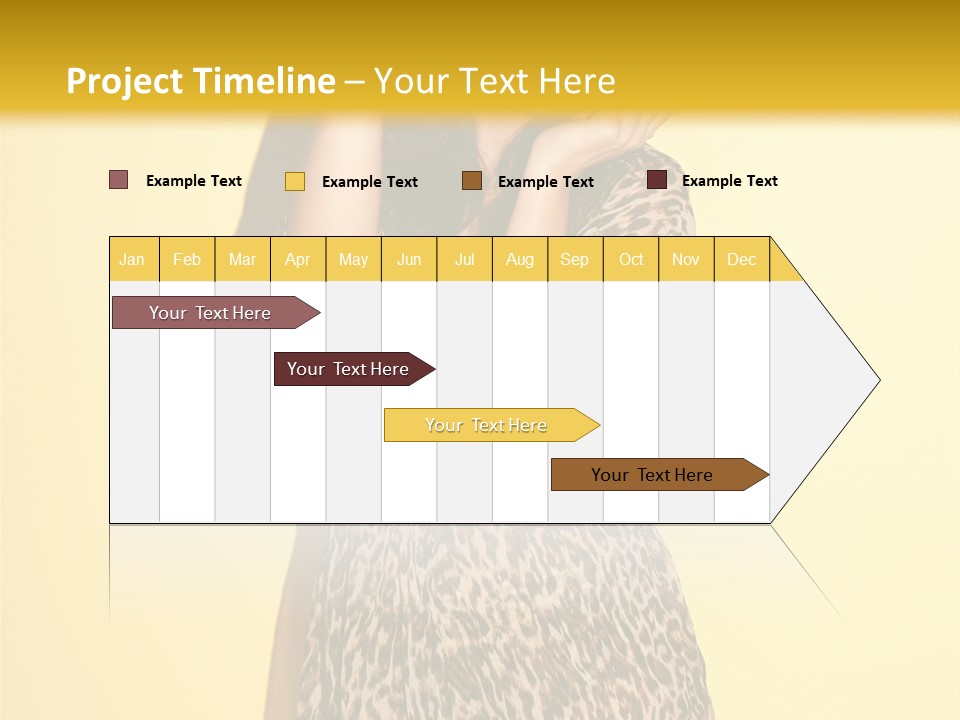 Girl With Hat PowerPoint Template