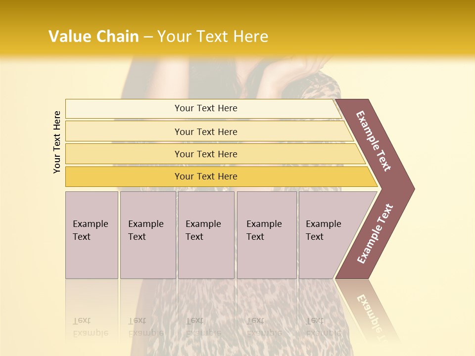 Girl With Hat PowerPoint Template