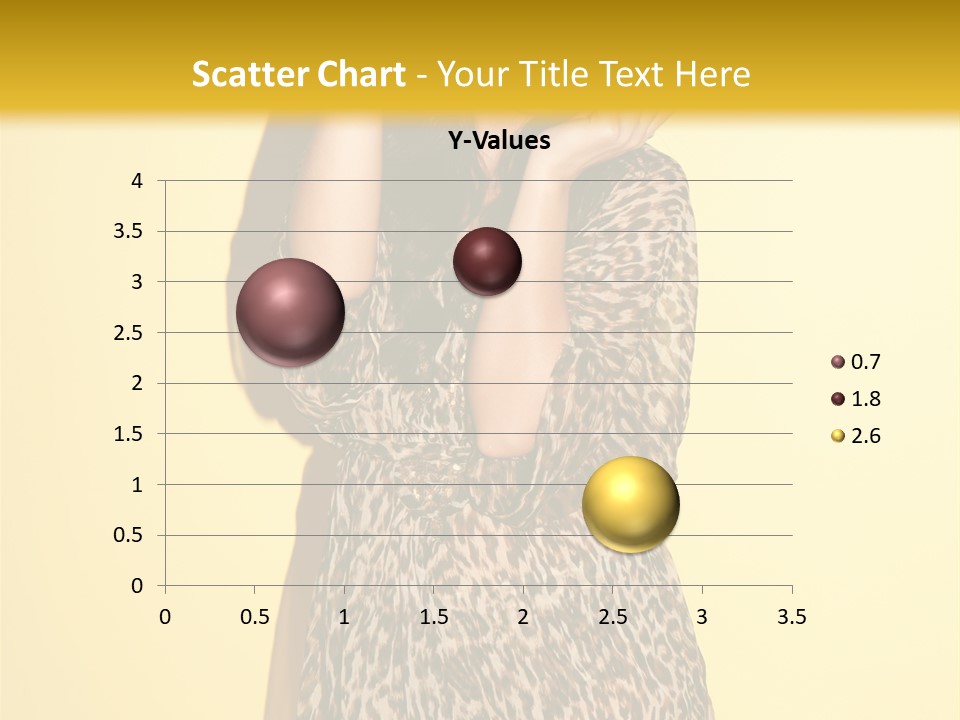 Girl With Hat PowerPoint Template