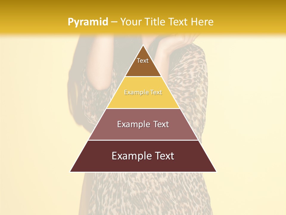 Girl With Hat PowerPoint Template