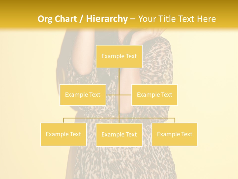 Girl With Hat PowerPoint Template