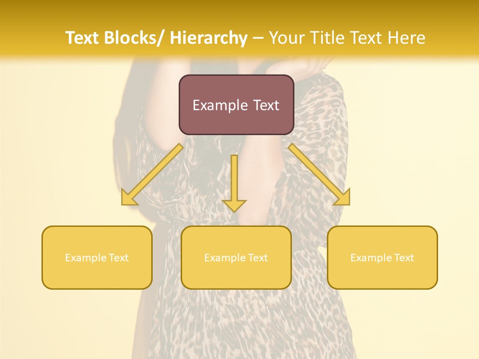 Girl With Hat PowerPoint Template