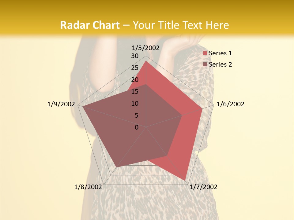 Girl With Hat PowerPoint Template