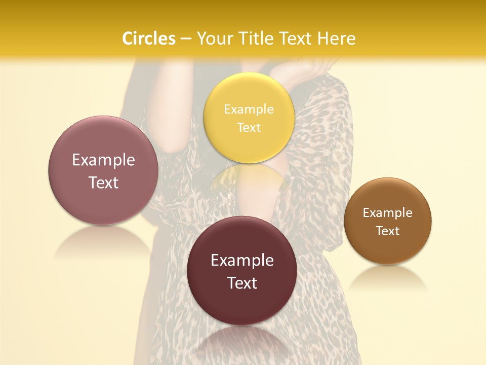 Girl With Hat PowerPoint Template