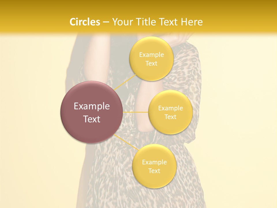 Girl With Hat PowerPoint Template