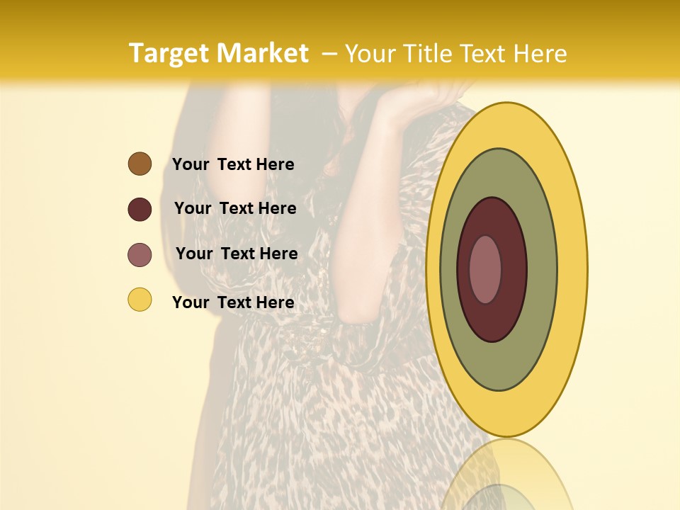 Girl With Hat PowerPoint Template