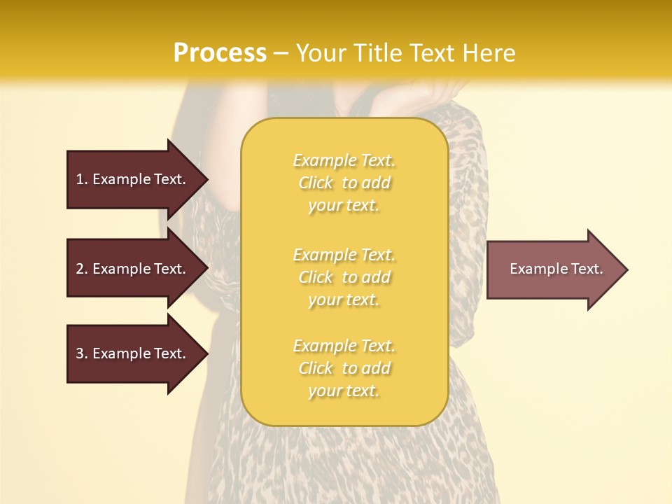 Girl With Hat PowerPoint Template