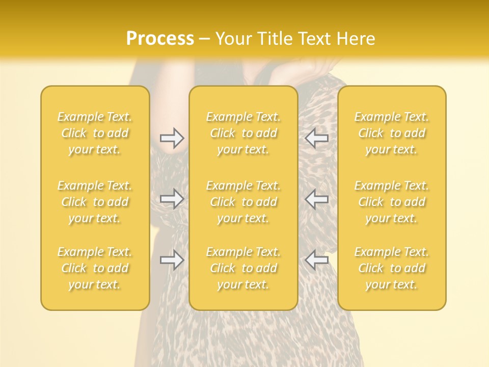 Girl With Hat PowerPoint Template