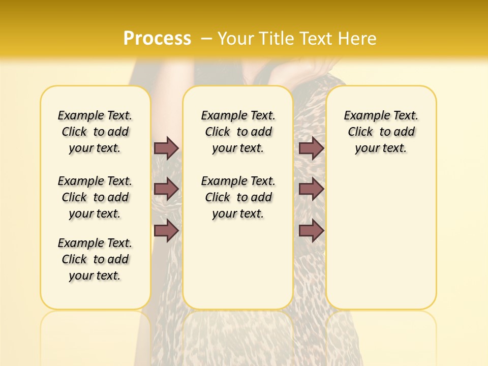 Girl With Hat PowerPoint Template