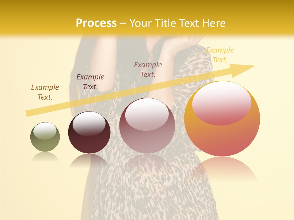 Girl With Hat PowerPoint Template