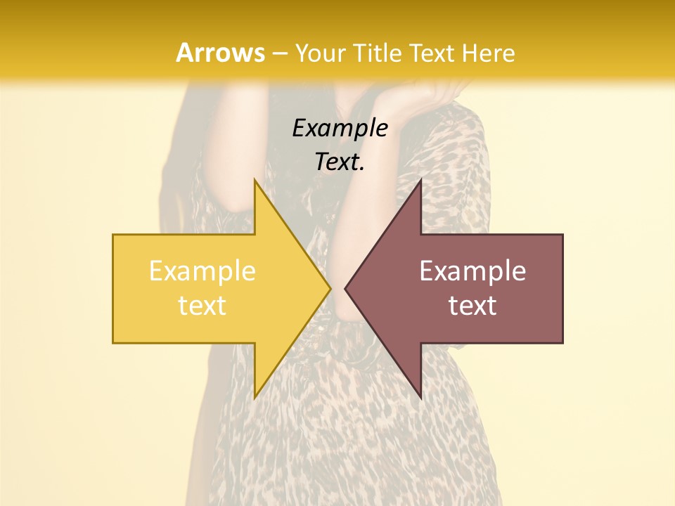 Girl With Hat PowerPoint Template