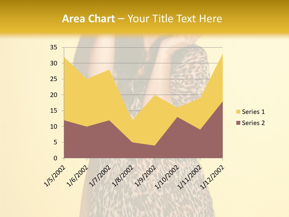 Girl With Hat PowerPoint Template