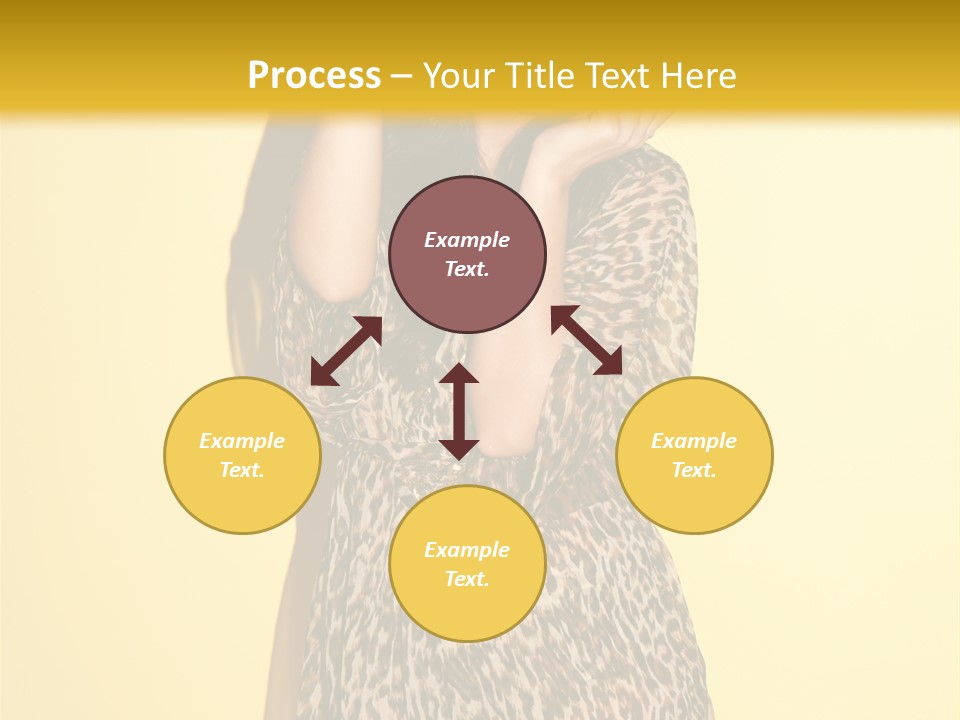 Girl With Hat PowerPoint Template