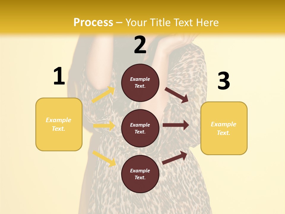 Girl With Hat PowerPoint Template