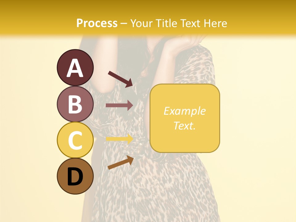 Girl With Hat PowerPoint Template