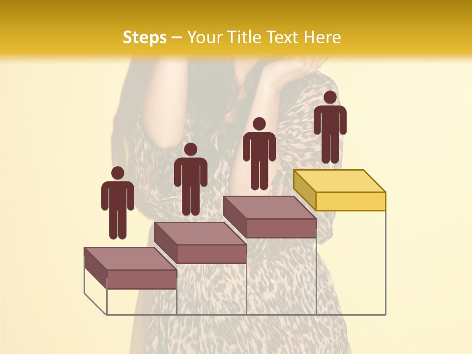 Girl With Hat PowerPoint Template