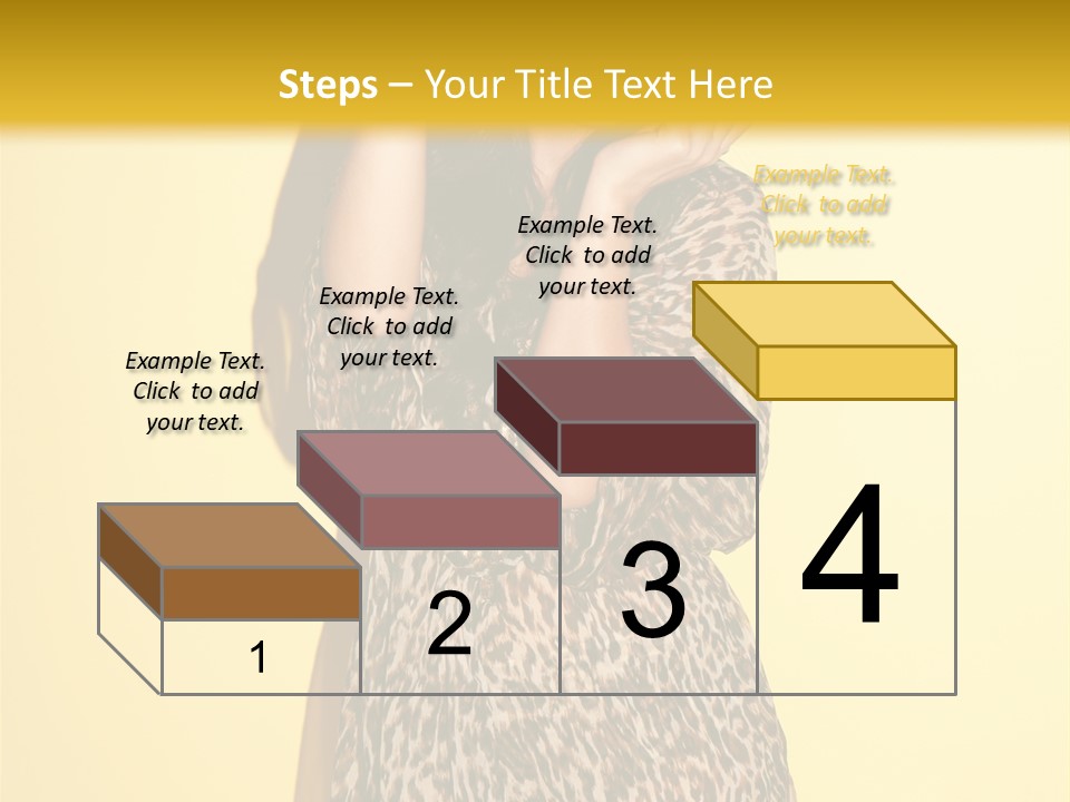 Girl With Hat PowerPoint Template