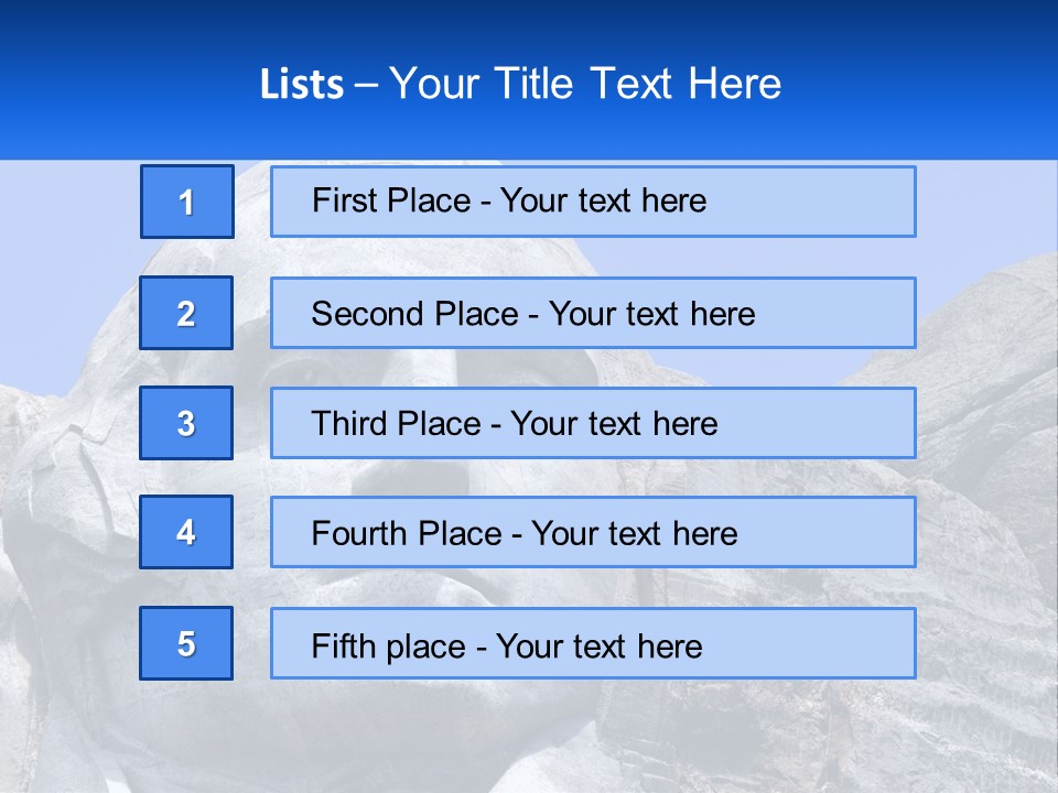 Mount Rushmore PowerPoint Template