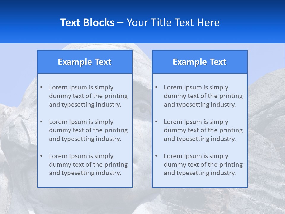 Mount Rushmore PowerPoint Template