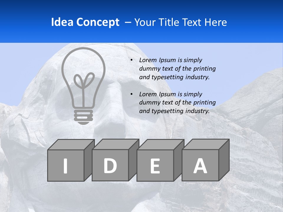 Mount Rushmore PowerPoint Template