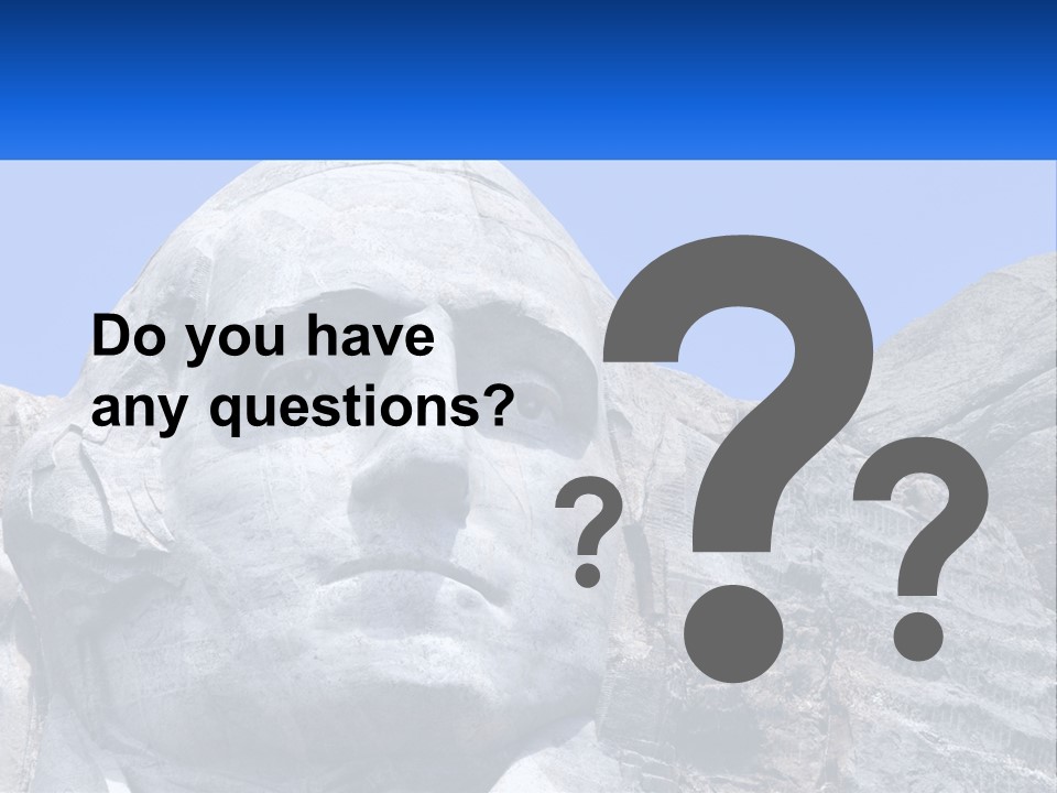 Mount Rushmore PowerPoint Template