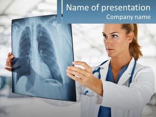 Fluorography Of The Lungs PowerPoint Template
