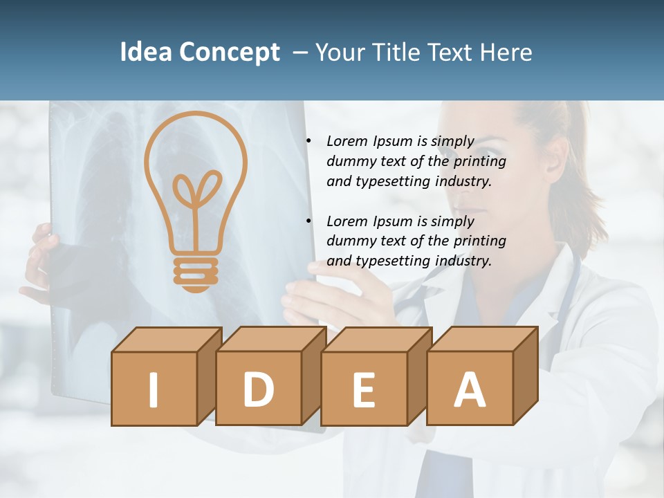 Fluorography Of The Lungs PowerPoint Template