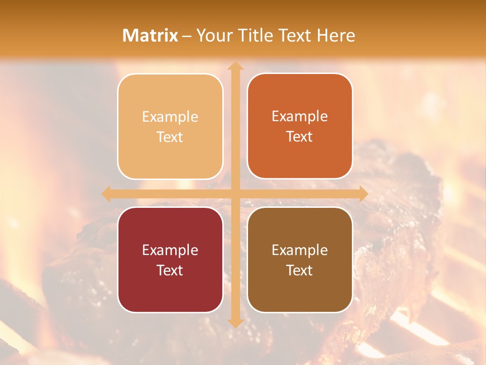 Grilled Meat PowerPoint Template