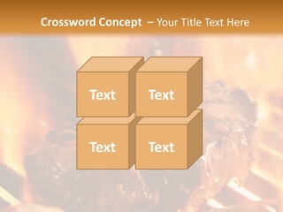 Grilled Meat PowerPoint Template