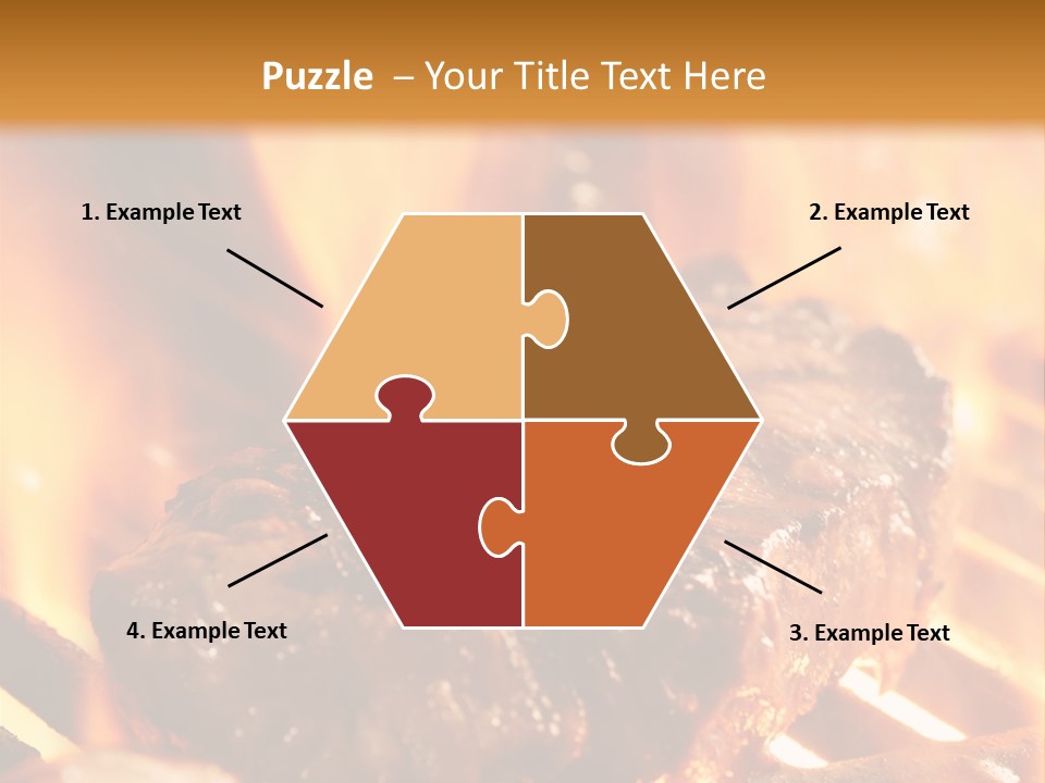 Grilled Meat PowerPoint Template