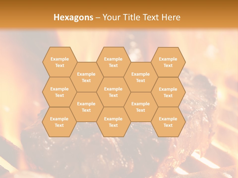 Grilled Meat PowerPoint Template
