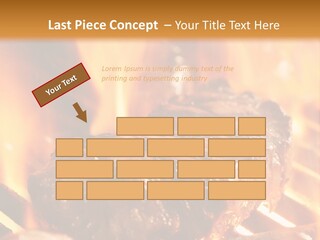 Grilled Meat PowerPoint Template