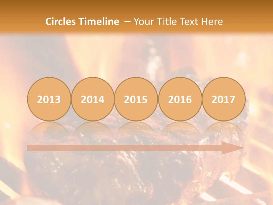 Grilled Meat PowerPoint Template