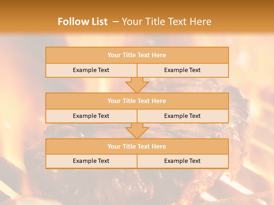 Grilled Meat PowerPoint Template