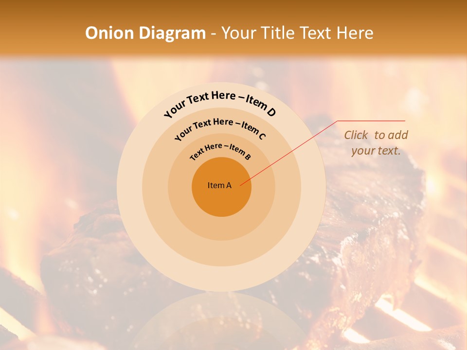 Grilled Meat PowerPoint Template