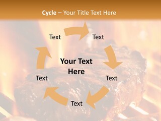 Grilled Meat PowerPoint Template