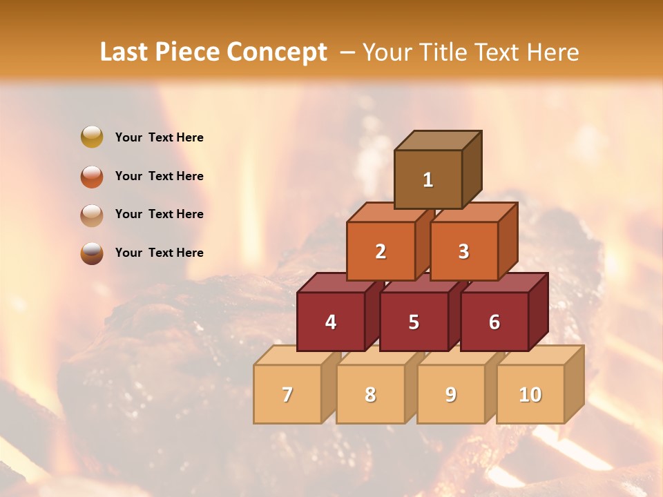 Grilled Meat PowerPoint Template