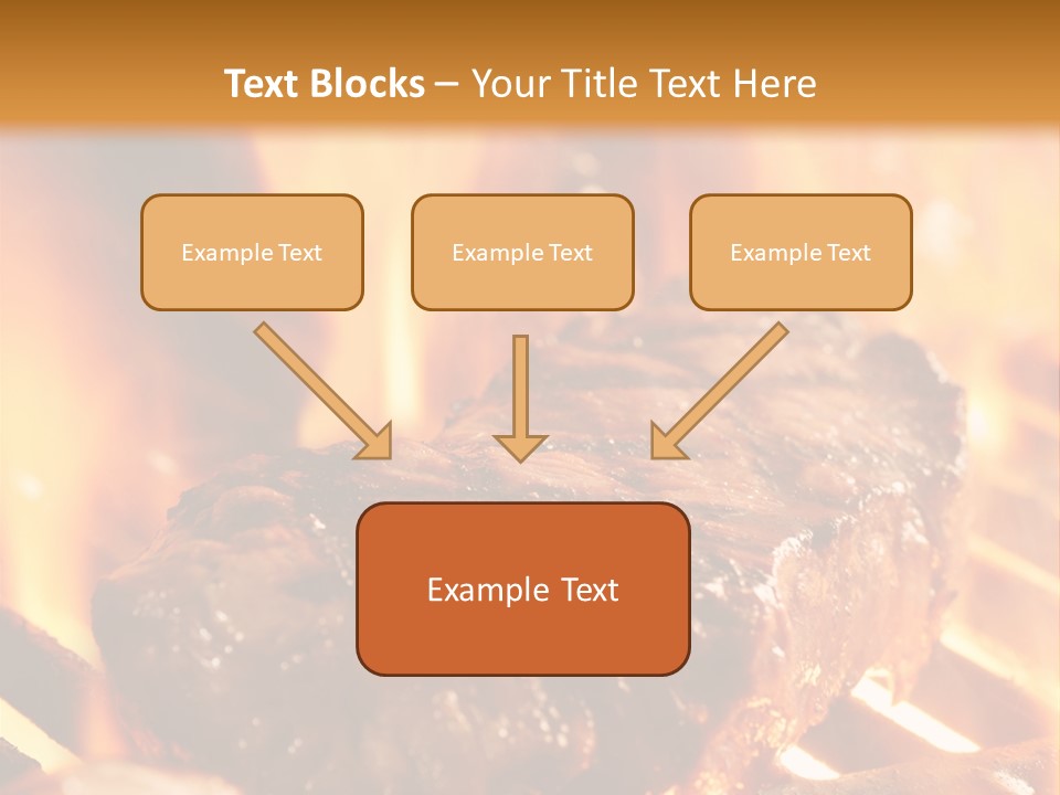 Grilled Meat PowerPoint Template