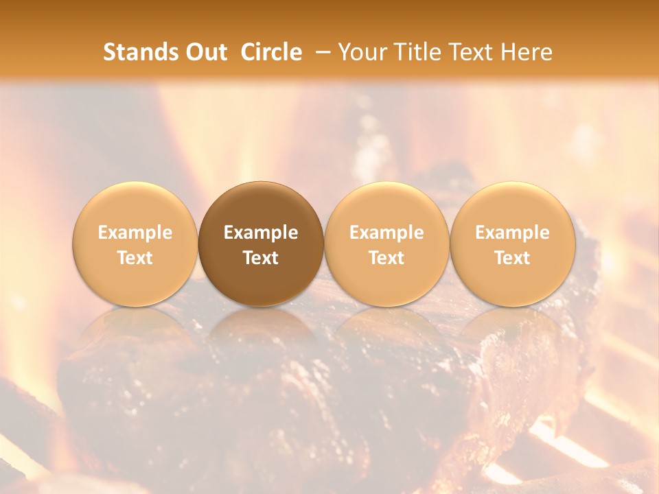 Grilled Meat PowerPoint Template