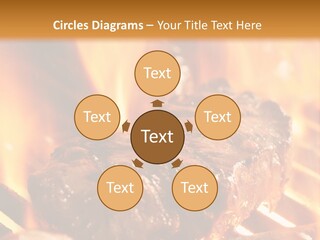 Grilled Meat PowerPoint Template