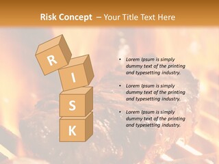 Grilled Meat PowerPoint Template